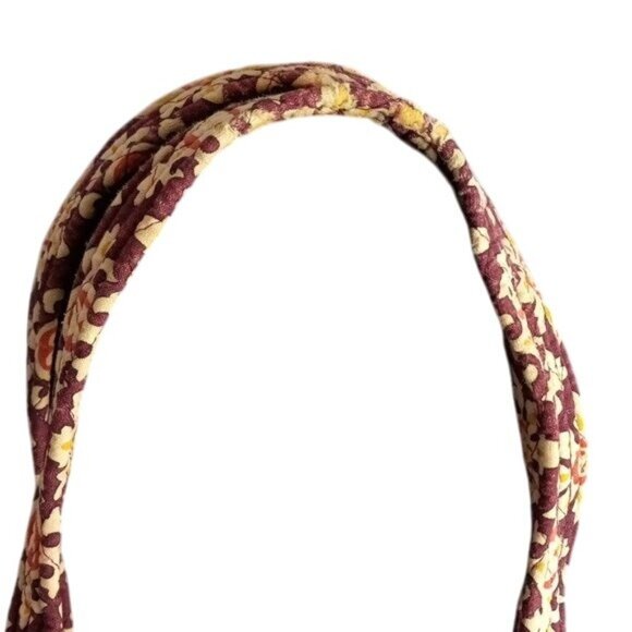 Vera Bradley MEDALLION Shoulder Tote Bag Quilted Paisley Floral Handbag Retired - Picture 11 of 11